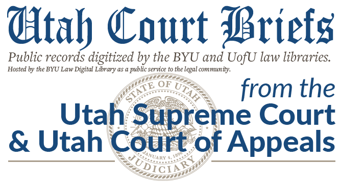 Utah Court Briefs